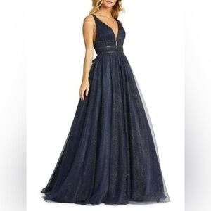 MAC DUGGAL Sparkle Tulle Ball Gown